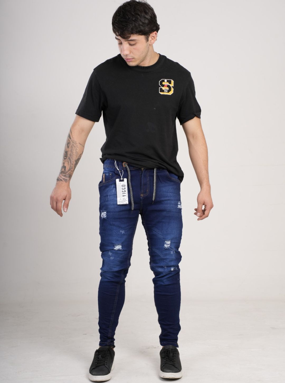 Pantalón tipo Yogger con cremallera