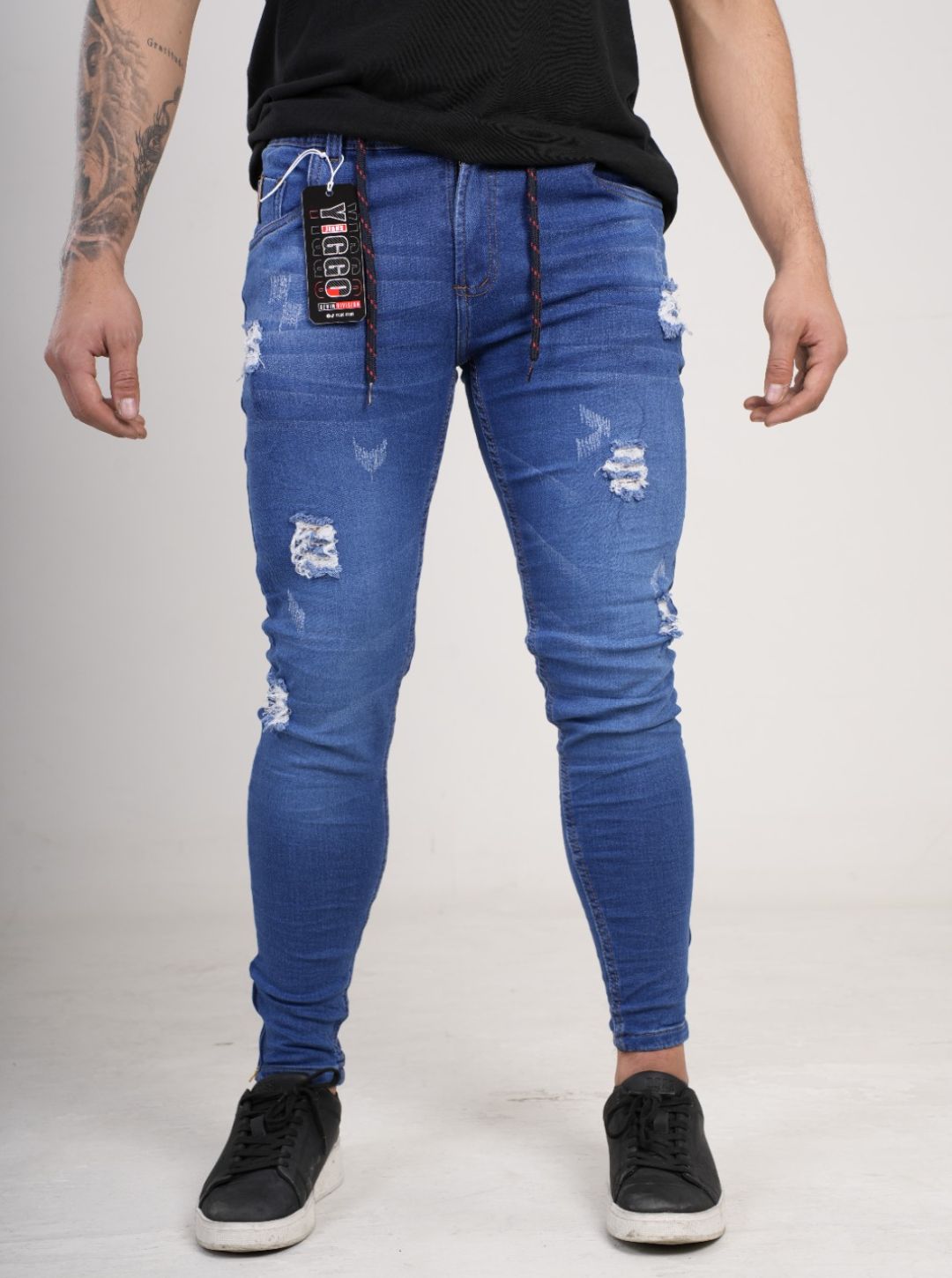 Pantalón tipo Yogger con cremallera