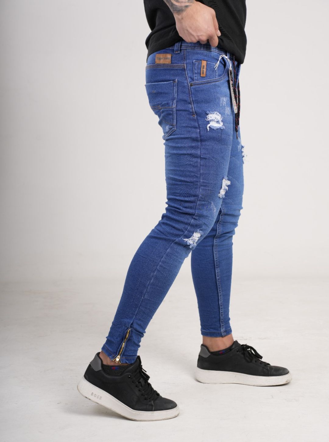 Pantalón tipo Yogger con cremallera