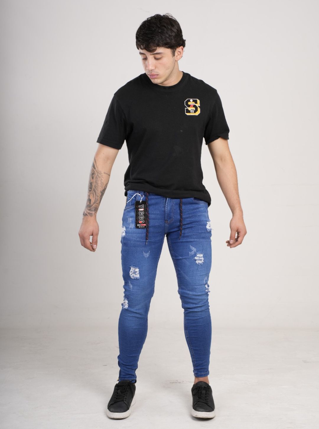 Pantalón tipo Yogger con cremallera