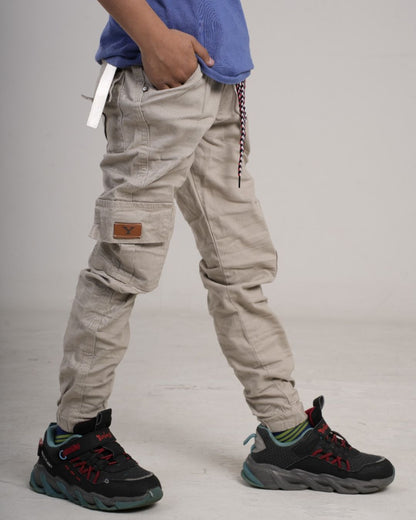 Pantalón camuflado para niño en drill
