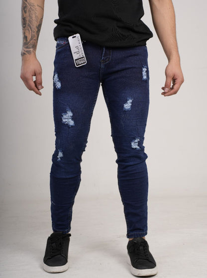 Pantalón en Jean clásico entubado