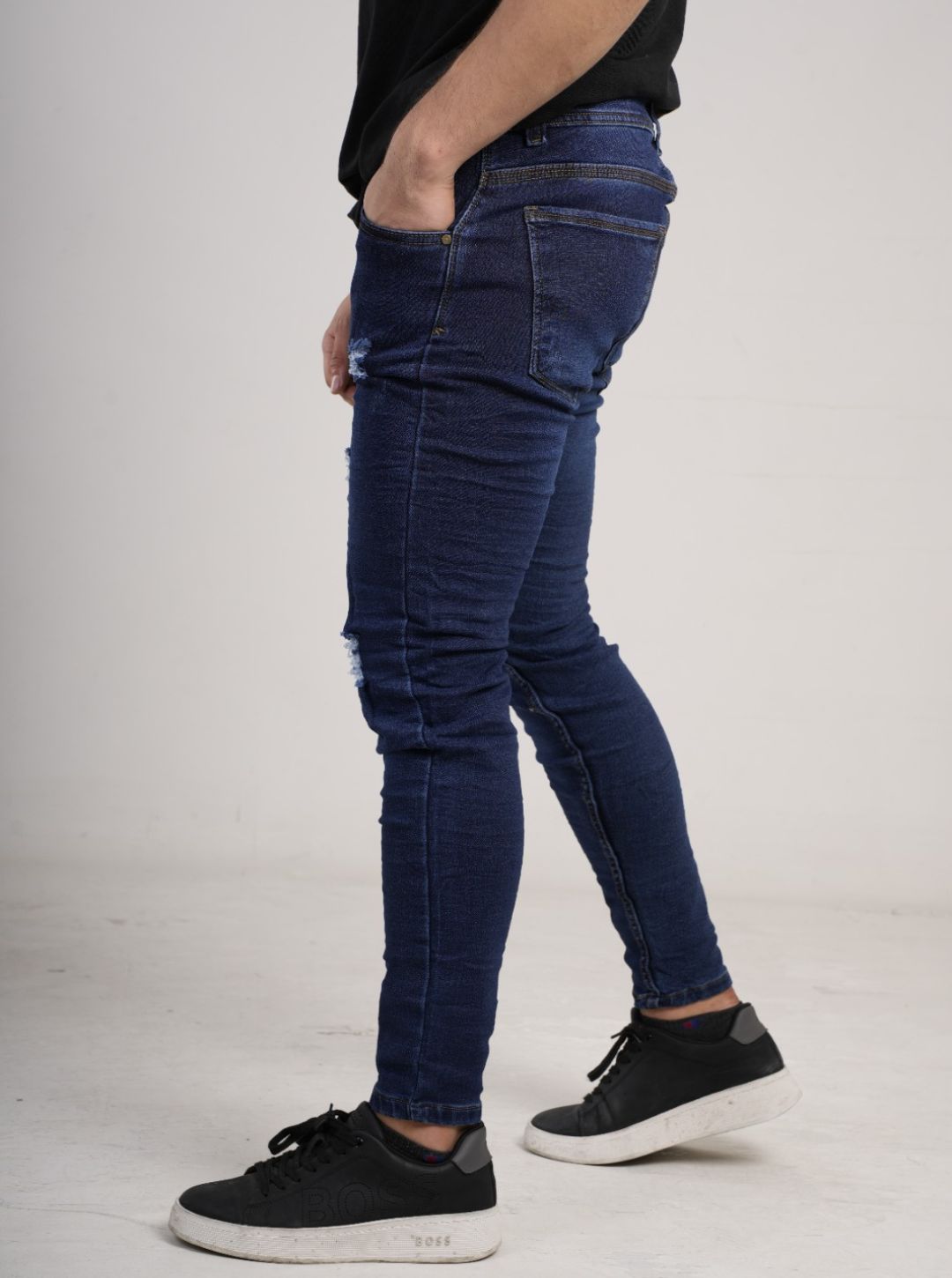 Pantalón en Jean clásico entubado