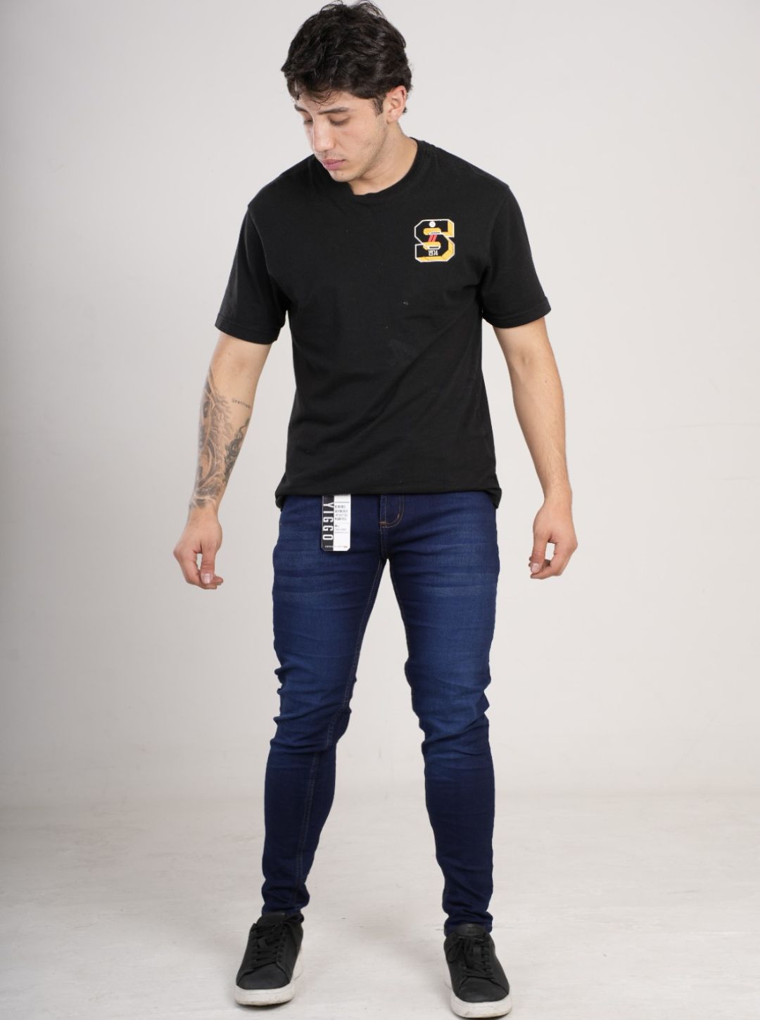 Pantalón en Jean clásico entubado