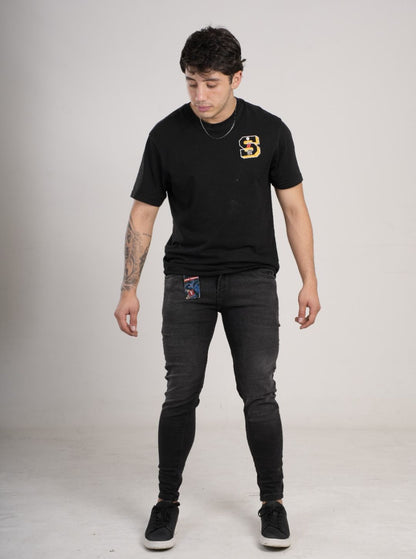 Pantalón en Jean clásico entubado
