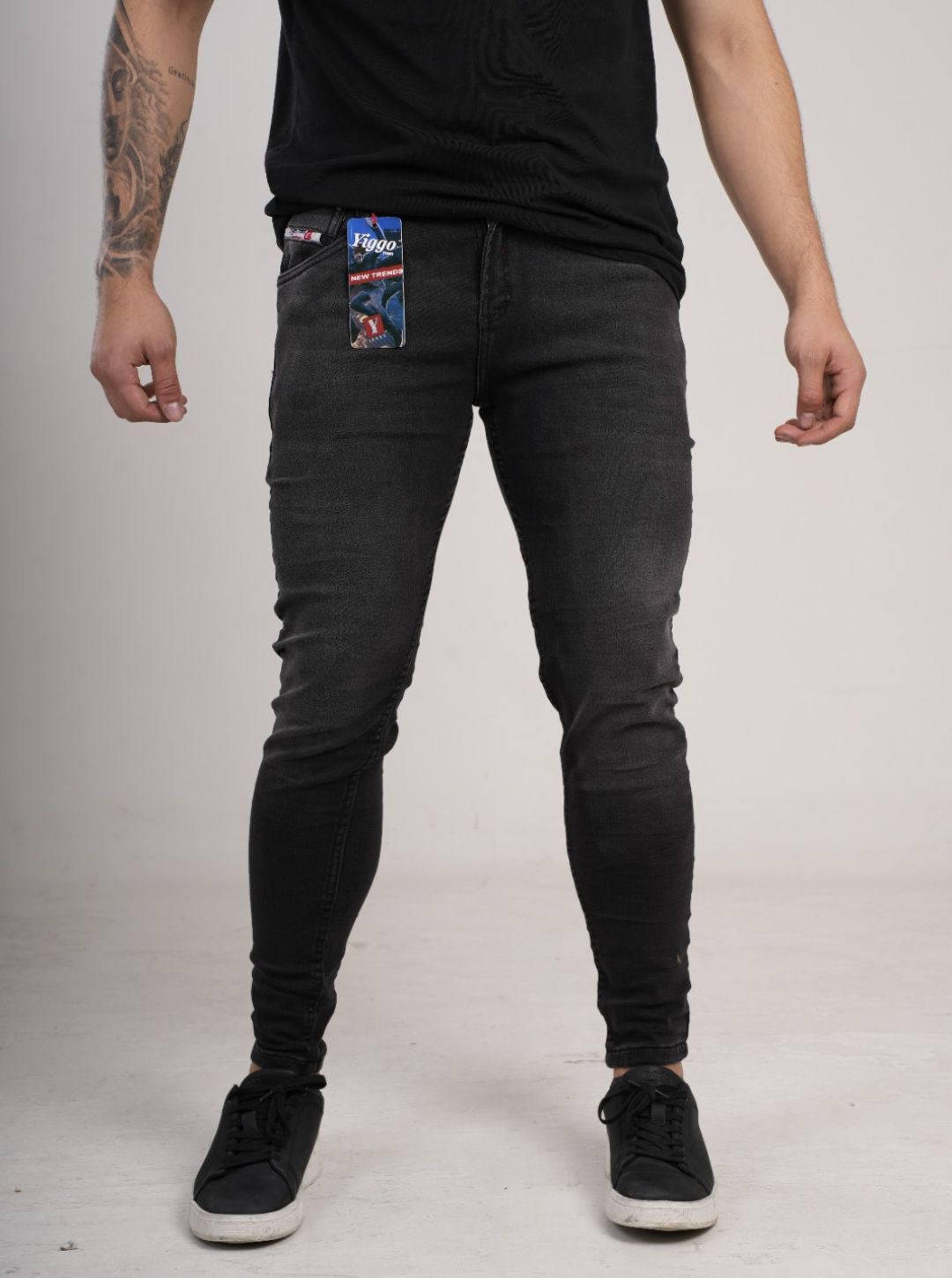 Pantalón en Jean clásico entubado