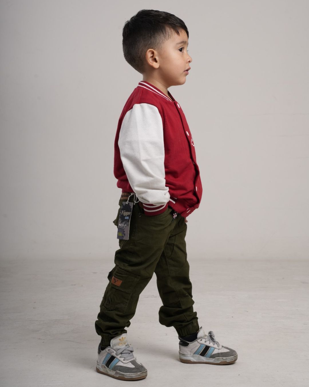 Pantalón camuflado para niño en drill