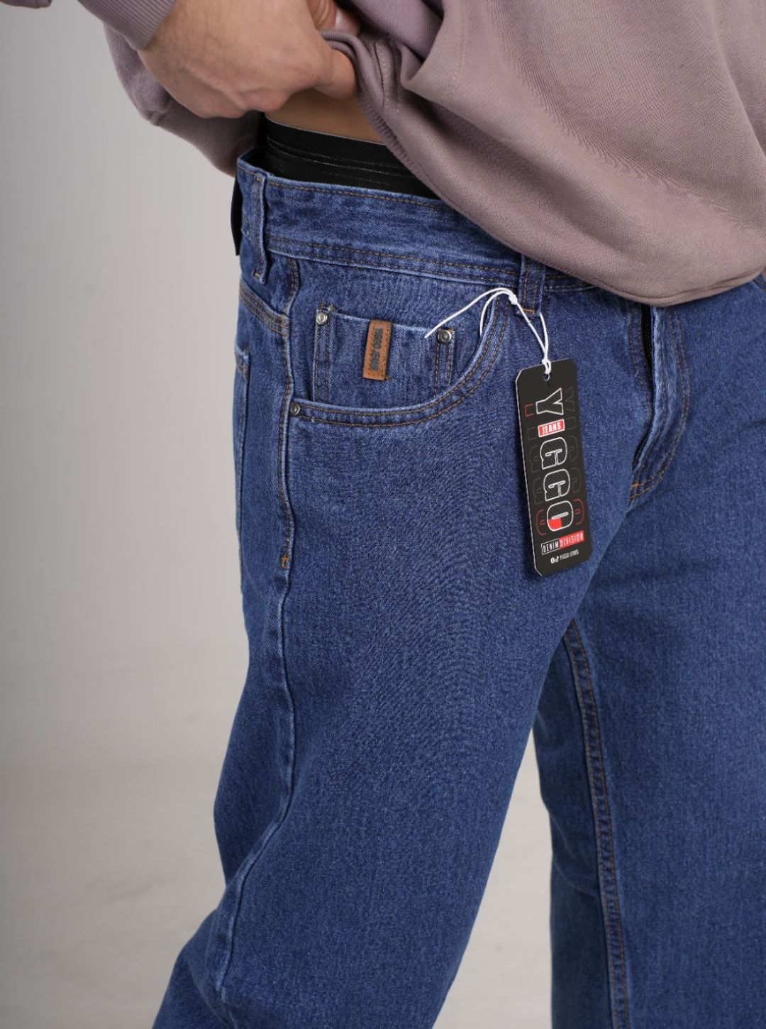 Pantalón en Jean Clásico Rígido Ancho