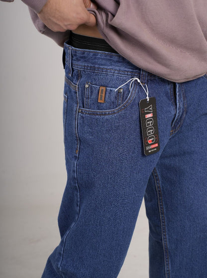 Pantalón en Jean Clásico Rígido Ancho