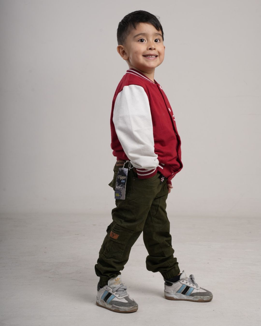 Pantalón camuflado para niño en drill