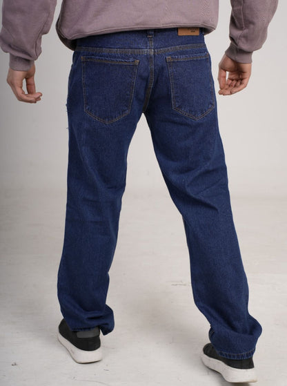 Pantalón en Jean Clásico Rígido Ancho