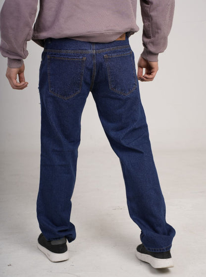 Pantalón en Jean Clásico Rígido Ancho