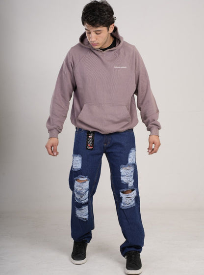 Pantalón en Jean Clásico Rígido Ancho