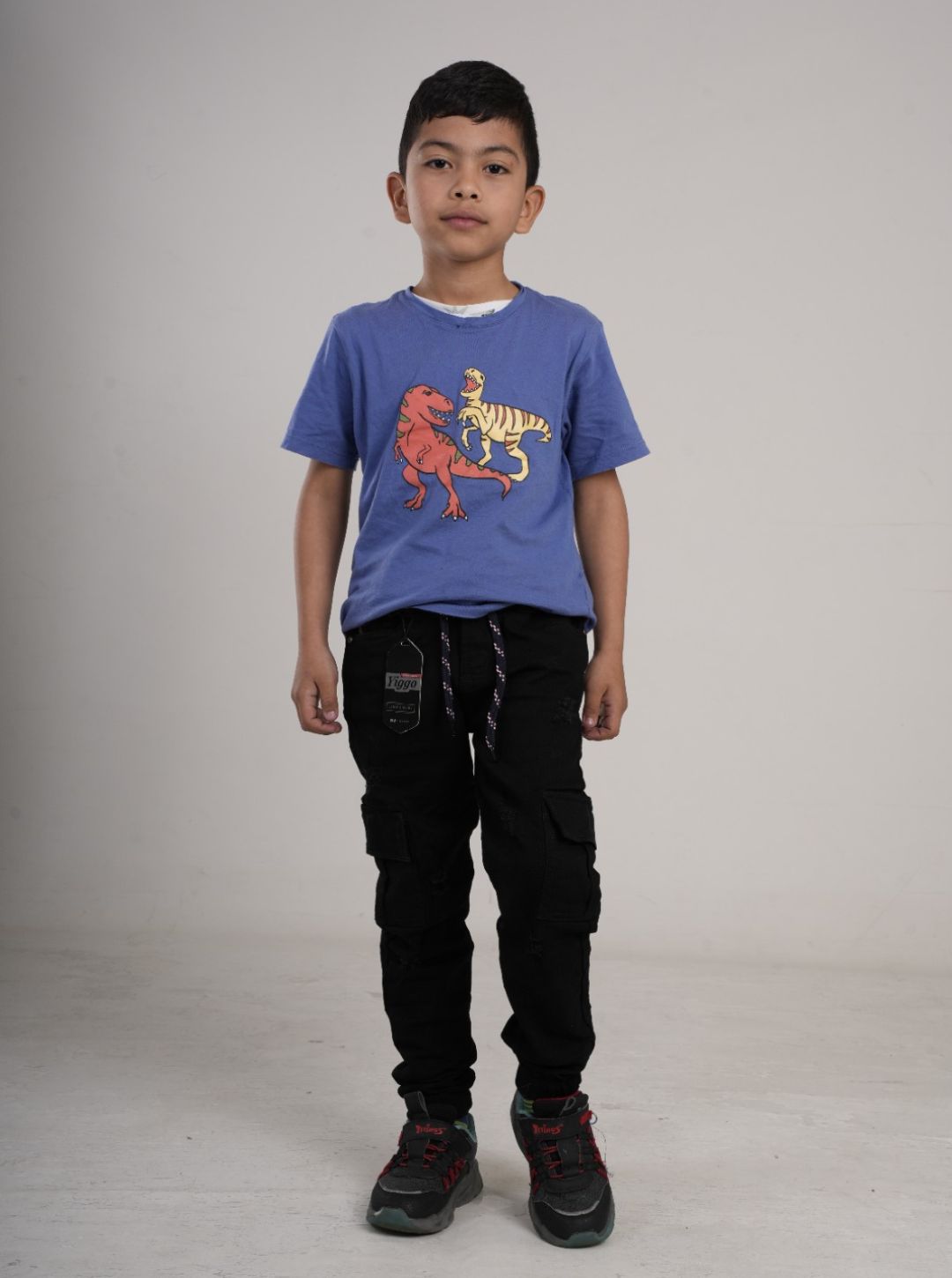 Pantalón en Jean camuflado para niño tipo Yogger