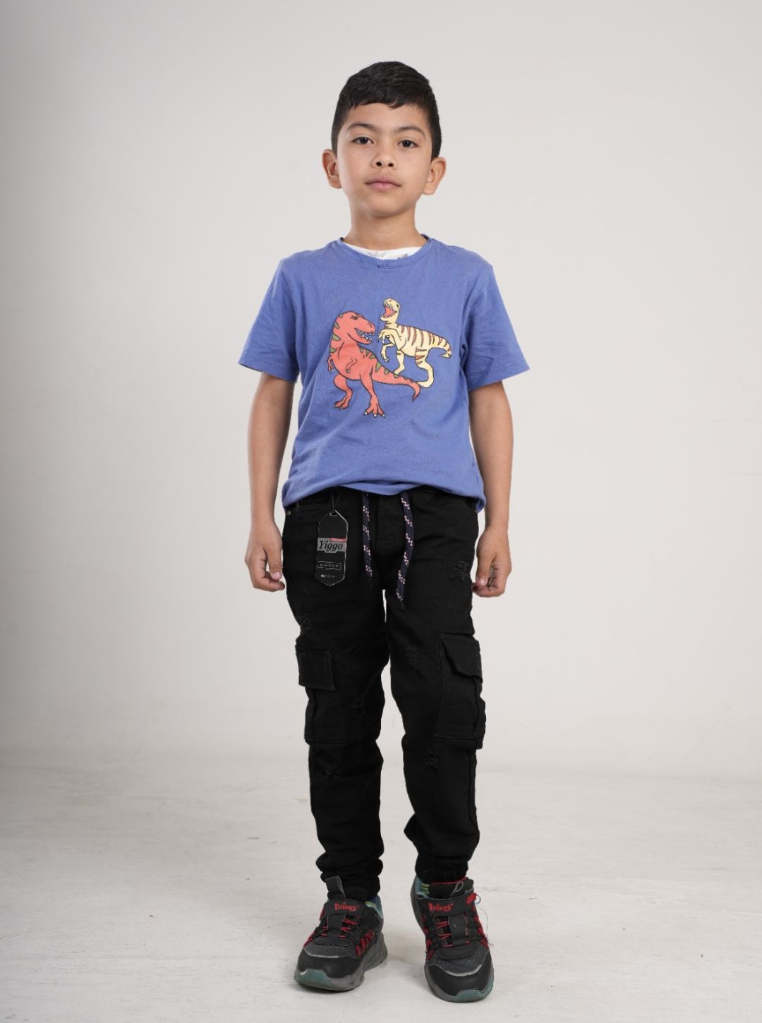 Pantalón en Jean camuflado para niño tipo Yogger