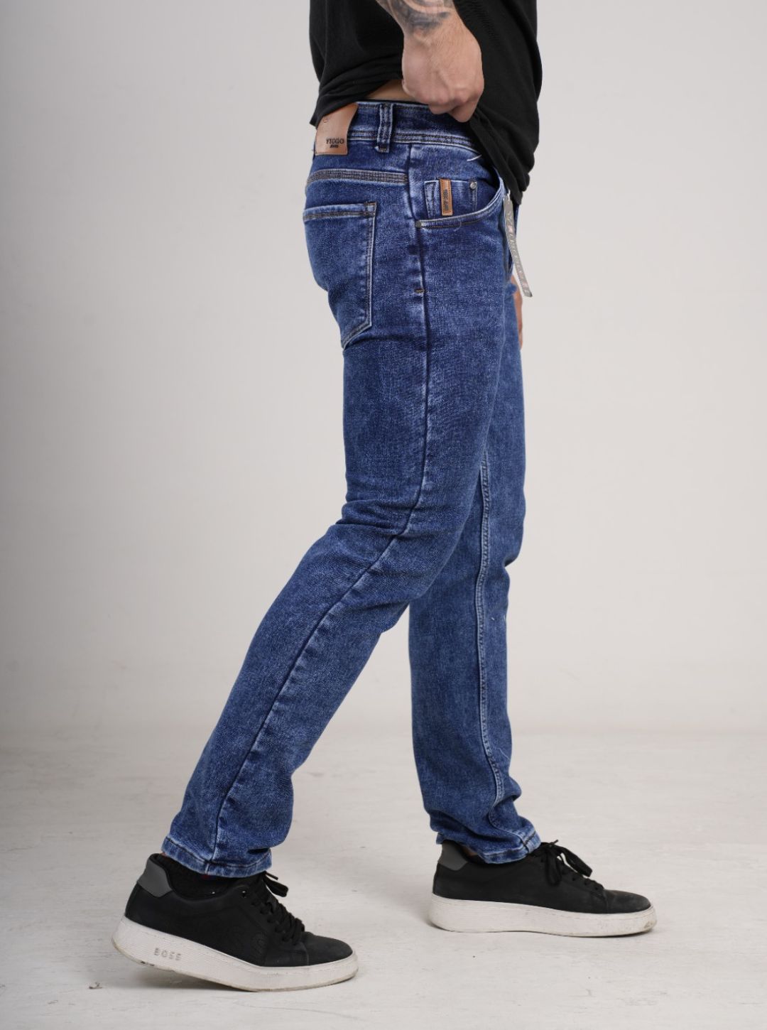 Pantalón en Jean clásico bota recta