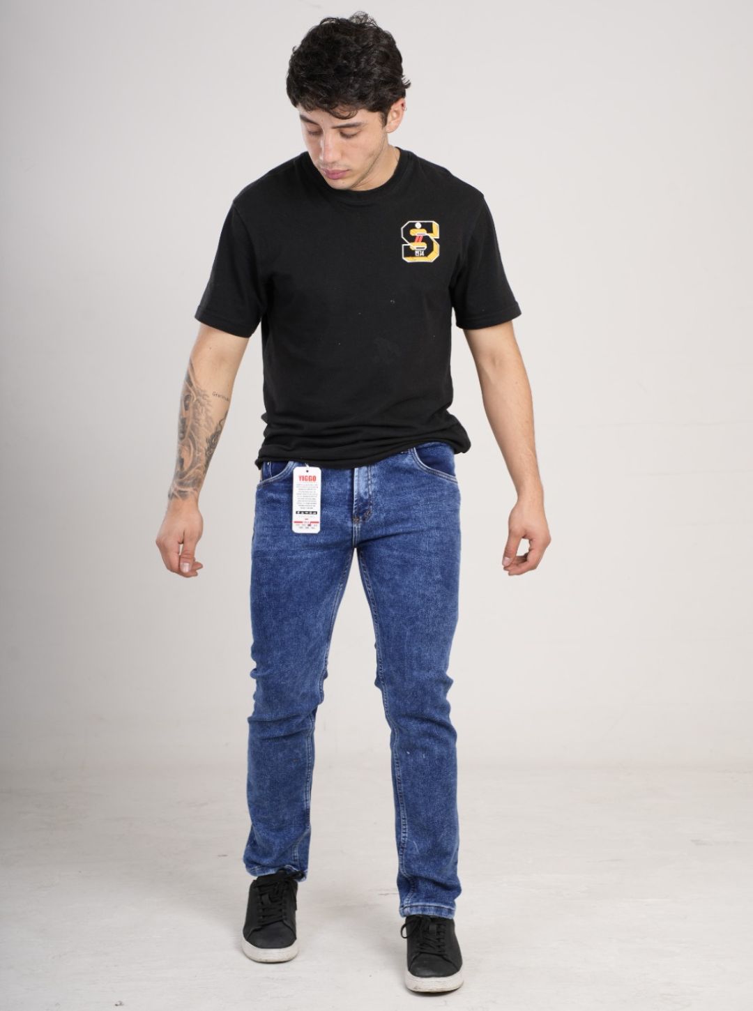Pantalón en Jean clásico bota recta