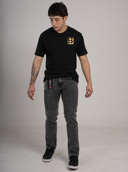 Pantalón en Jean clásico bota recta