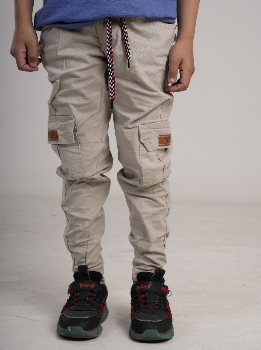Pantalón camuflado para niño en drill