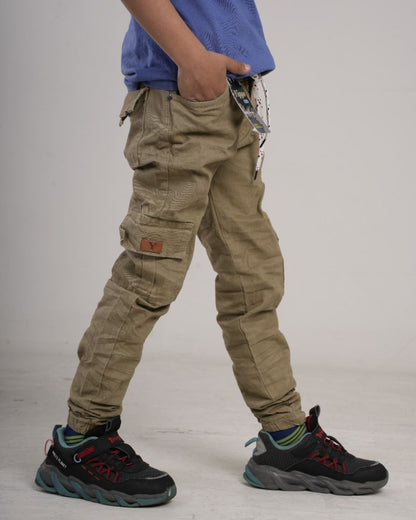 Pantalón camuflado para niño en drill