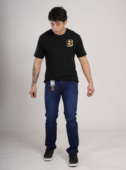 Pantalón en Jean clásico bota recta