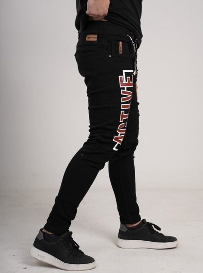 Jean estampado tipo Yogger