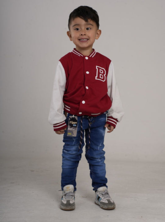 Pantalón en Jean  para niño tipo Yogger