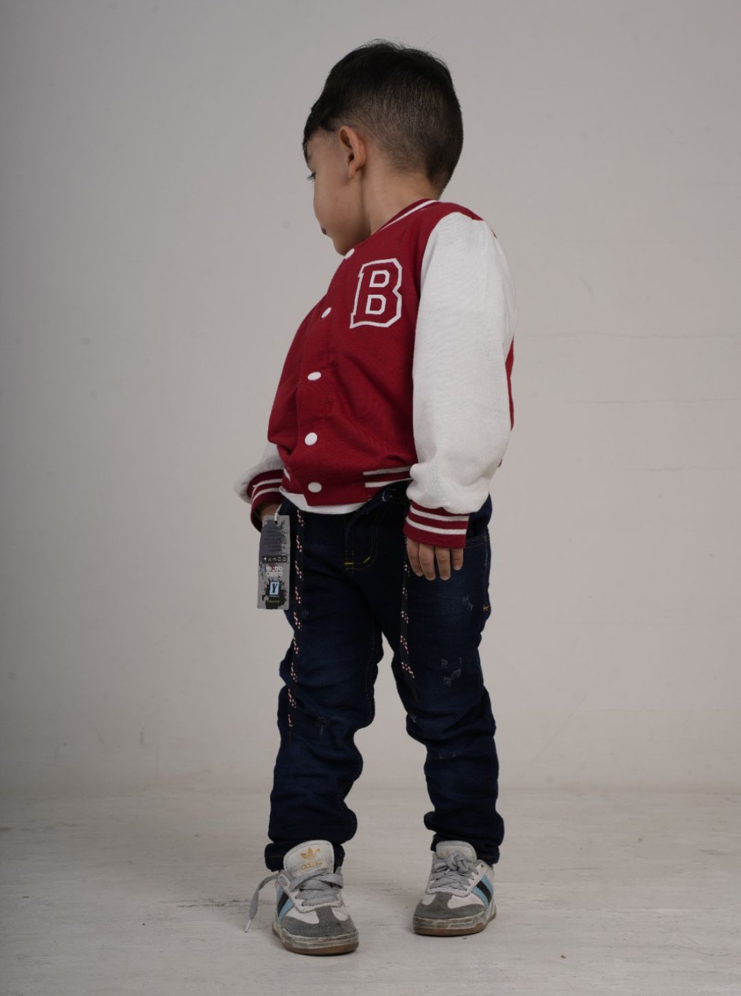 Pantalón en Jean  para niño tipo Yogger