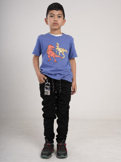 Pantalón en Jean  para niño tipo Yogger