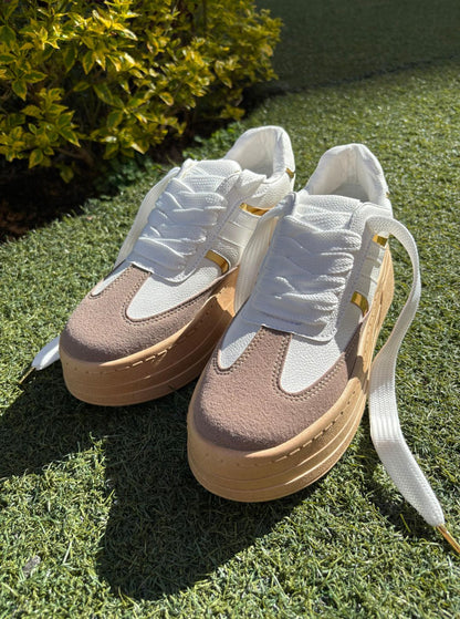 Tenis glamour golden