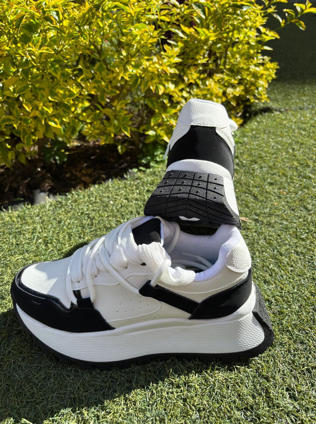 Tenis white black