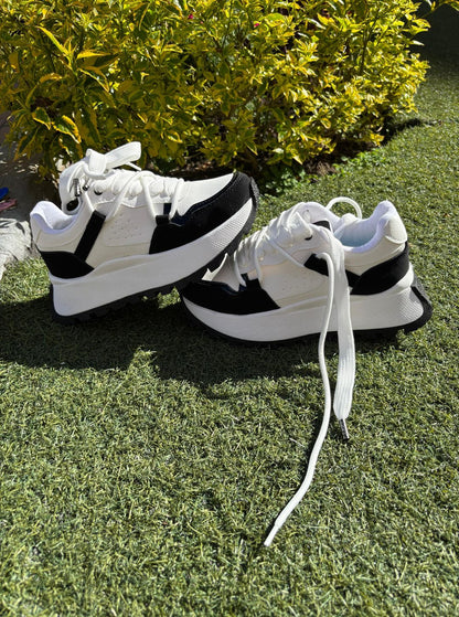Tenis white black