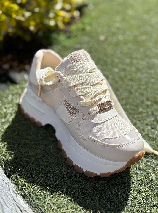 Tenis style dorado