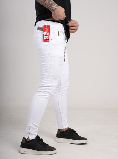 Pantalón tipo Yogger con cremallera