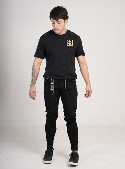Pantalón tipo Yogger con cremallera