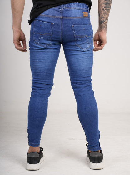 Pantalón tipo Yogger con cremallera