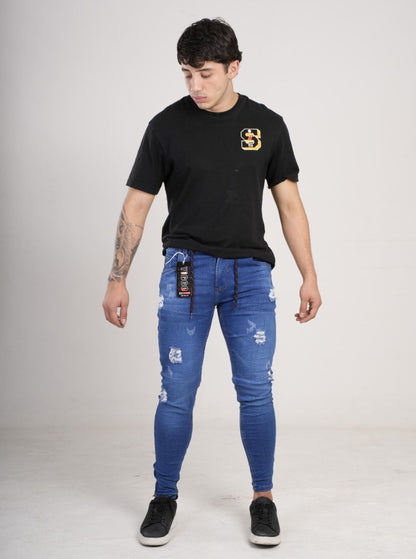 Pantalón tipo Yogger con cremallera