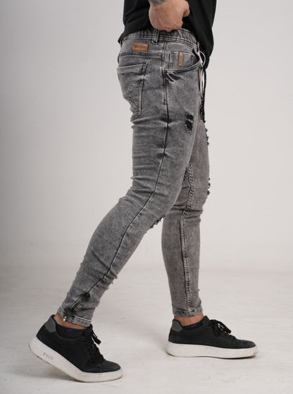 Pantalón tipo Yogger con cremallera