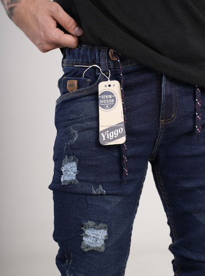 Pantalón tipo Yogger con cremallera