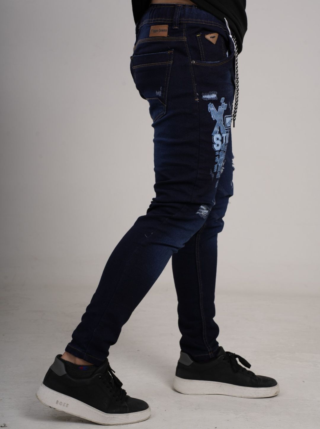 Jean estampado tipo Yogger