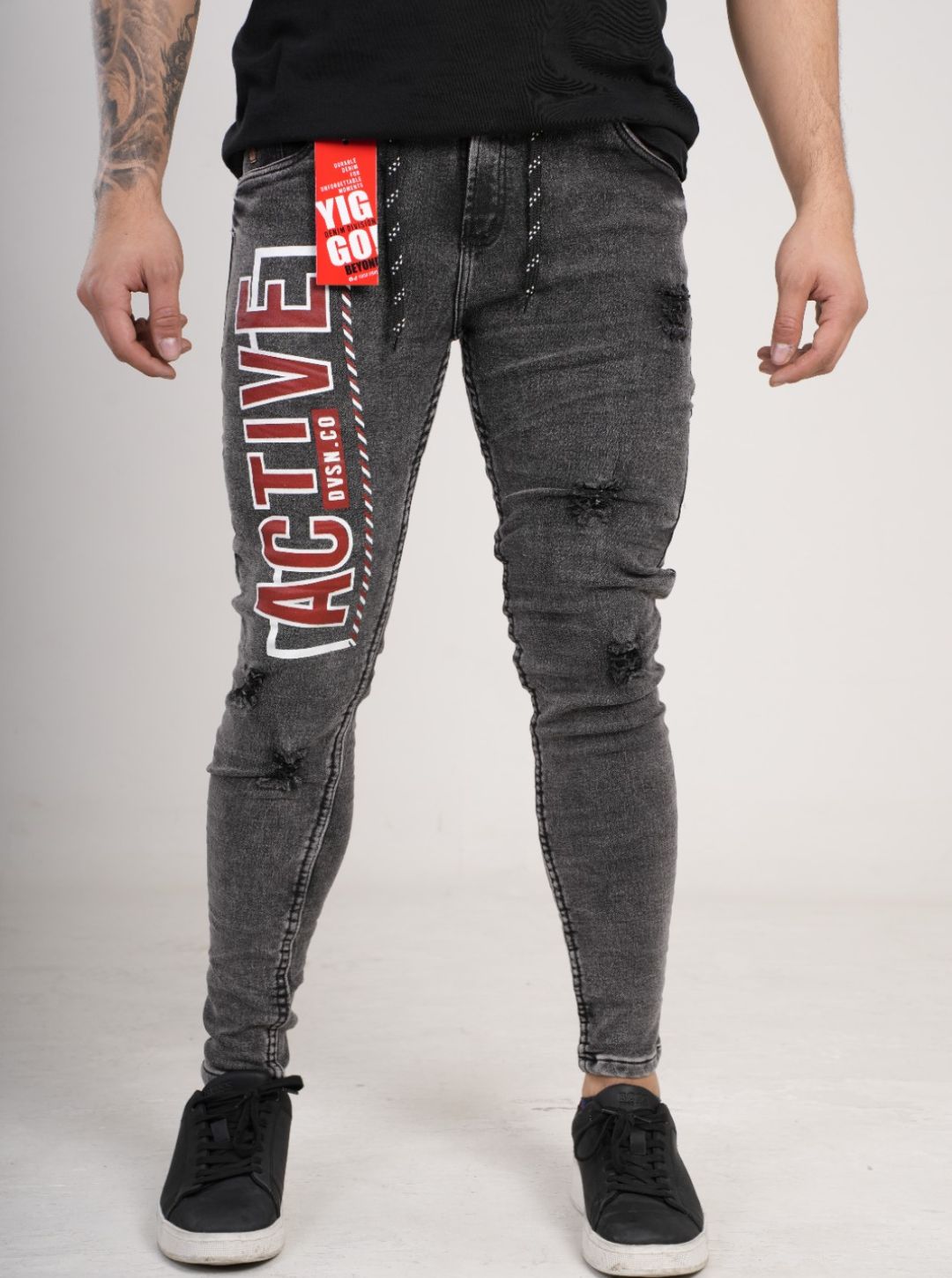 Jean estampado tipo Yogger